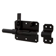 Starx hangslotgrendel - met sluitplaat - 100 x 80 mm - zwart
