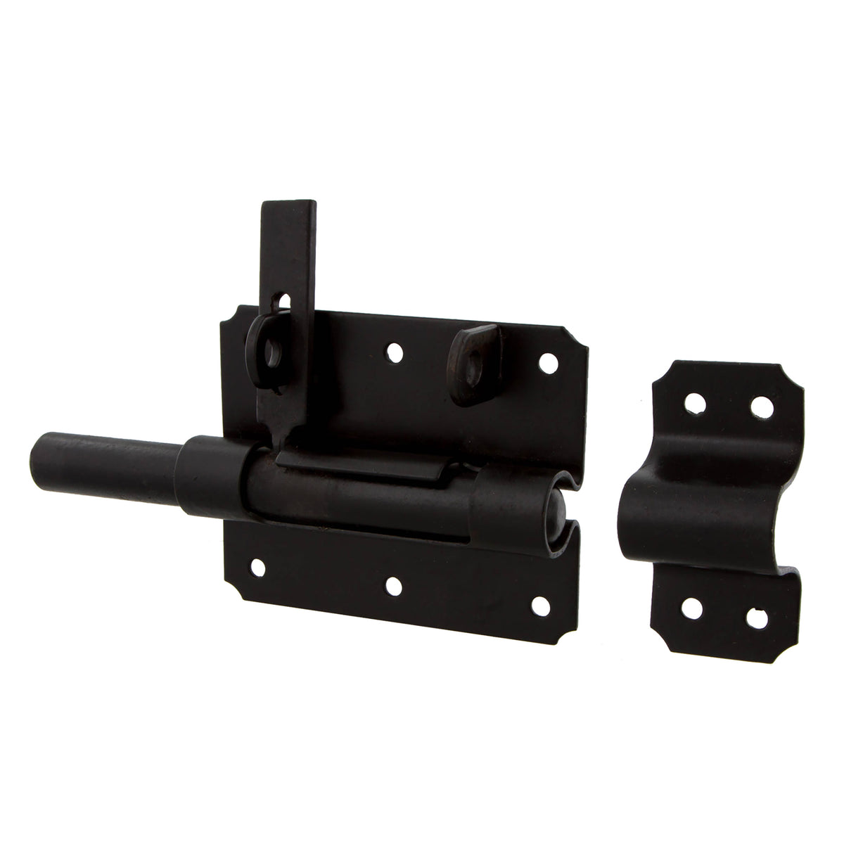 Starx hangslotgrendel - met sluitplaat - 100 x 80 mm - zwart