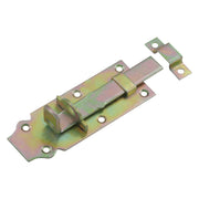Starx schuif - met slotoog en sluitlus - breed - 120 mm - geel