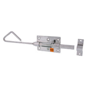 Starx staartgrendel - met handgreep en sluitplaat - zwaar - 320 mm - RVS