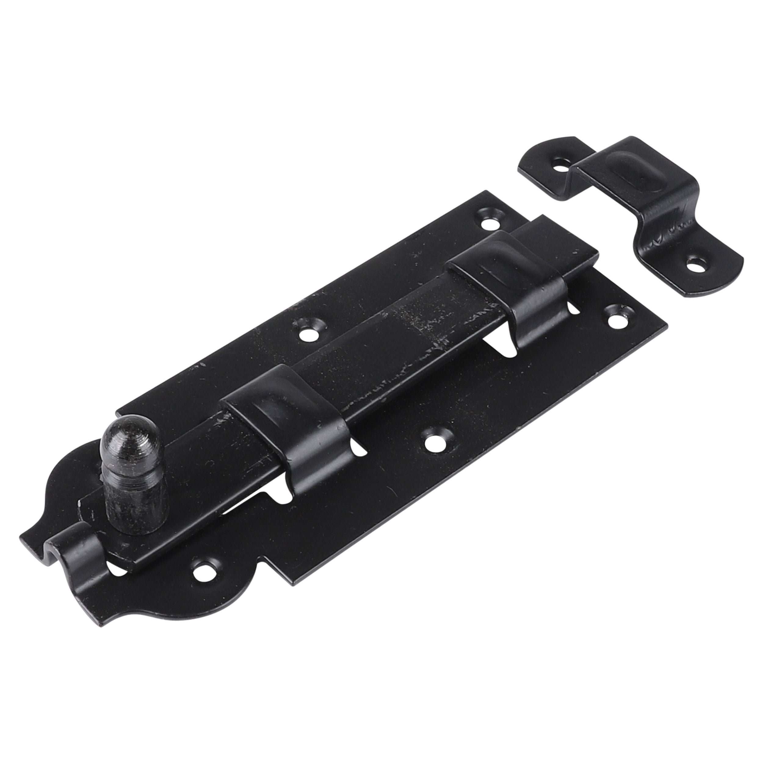 Starx Rolschuif vlak 140 mm zwart — vooraanzicht