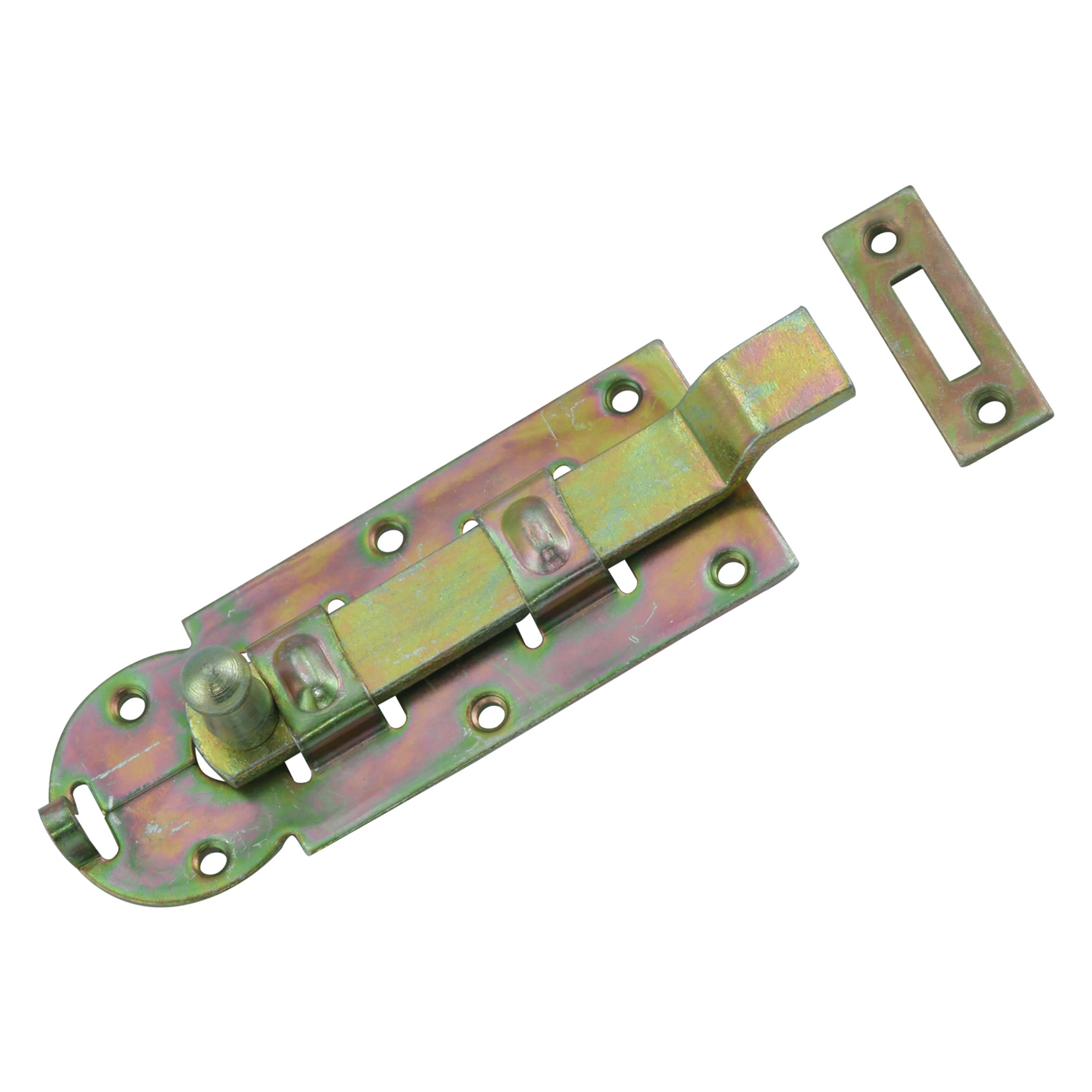 Starx Rolschuif met bocht 120 mm geel — vooraanzicht