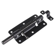 Starx Deurgrendel 100 mm zwart vooraanzicht