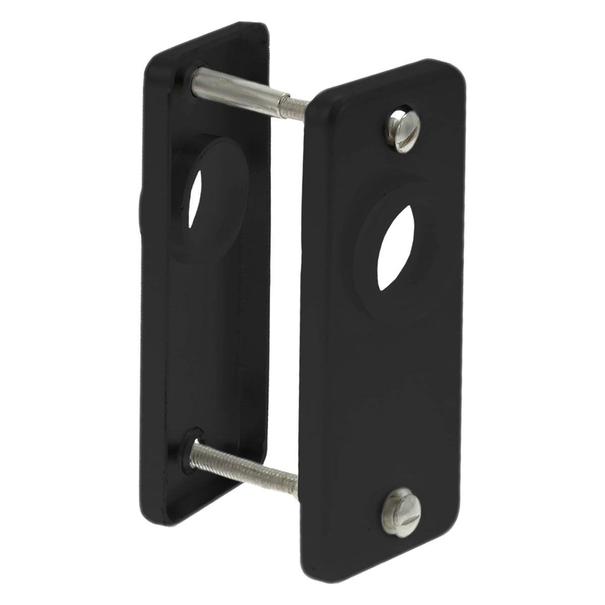Starx patentrozet - 83.5 x 34.5 mm - aluminium - zwart