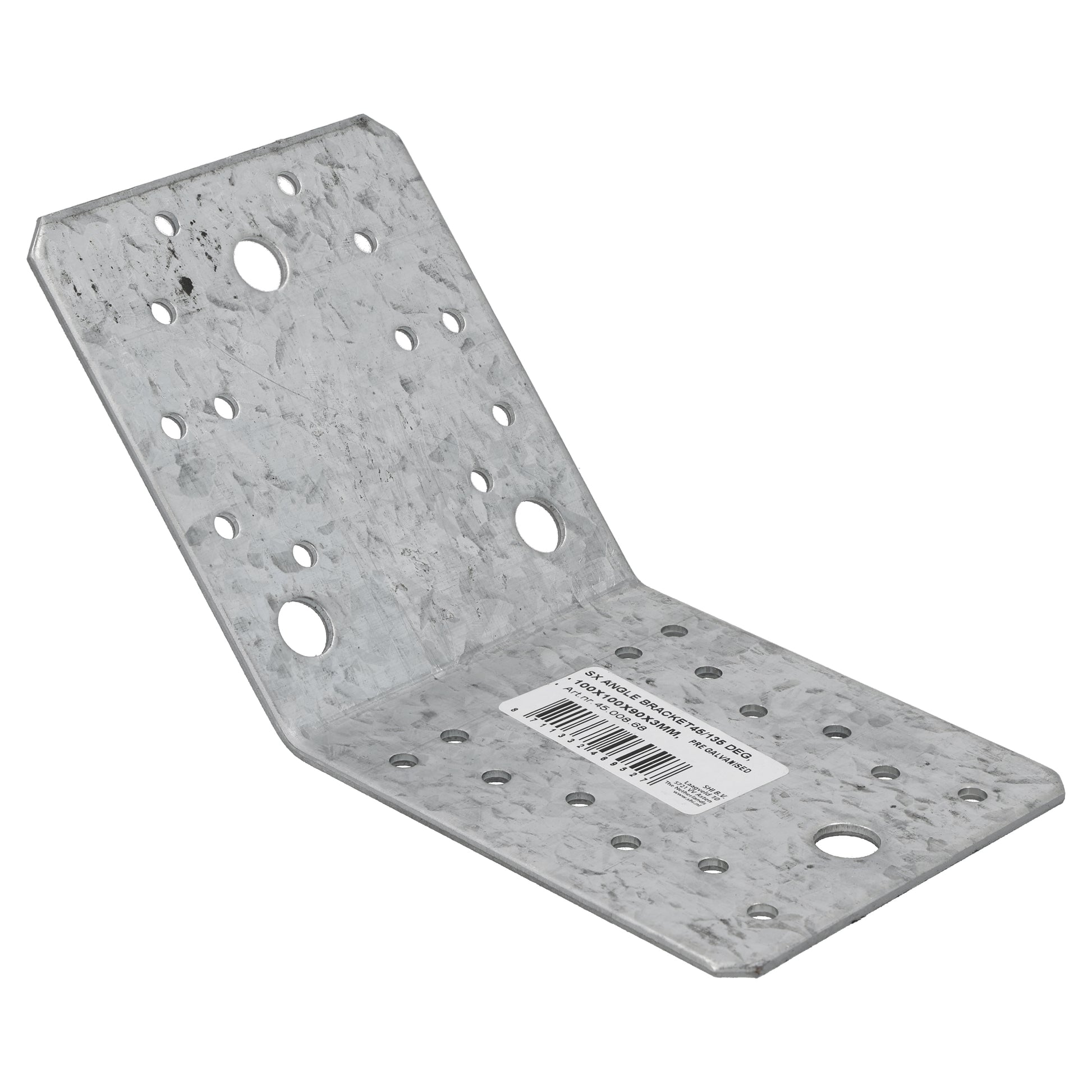 Starx Hoekanker 45/135 graden 105x105x90 vooraanzicht