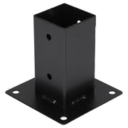 Starx Paalverbinder type SB 7x7 cm zwart vooraanzicht