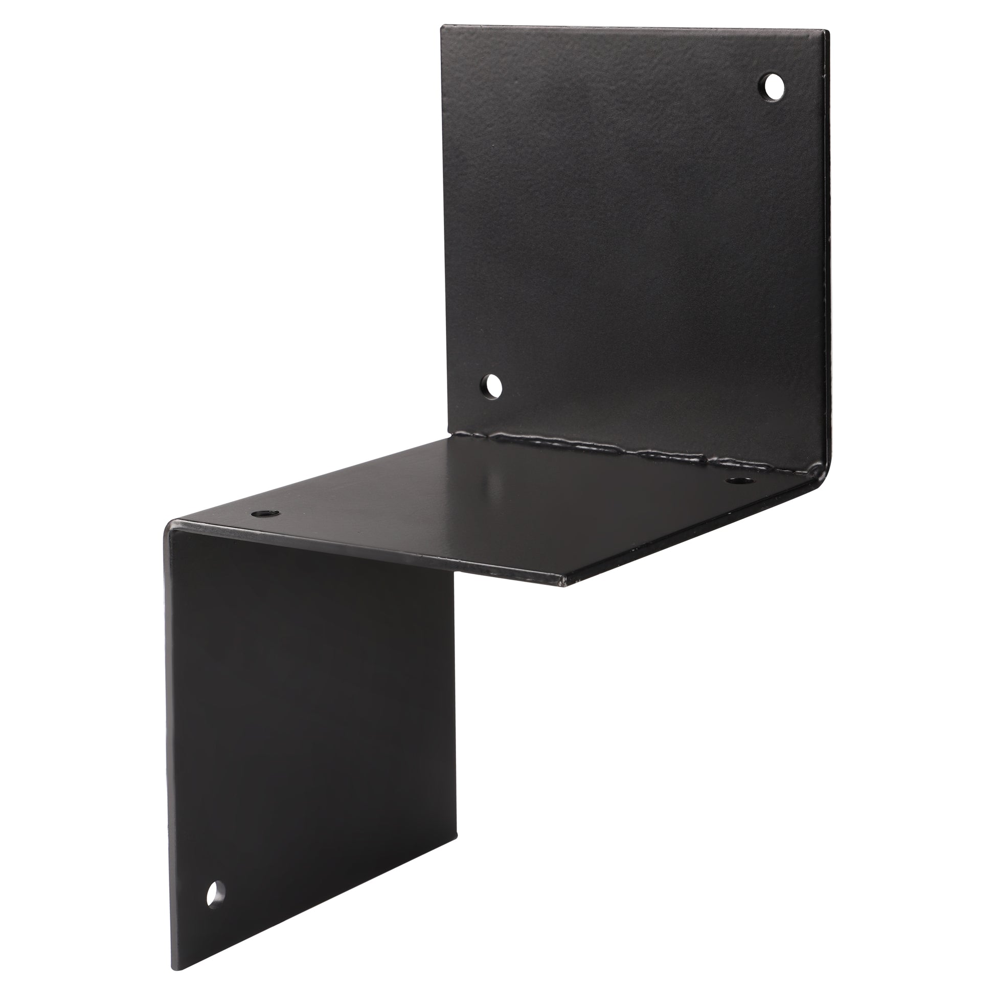 Starx Paalverbinder type MA 7x7 cm zwart vooraanzicht