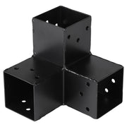 Starx paalverbinder type Y 7x7 cm zwart vooraanzicht