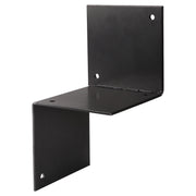 Starx Paalverbinder type MA 9x9 cm zwart vooraanzicht