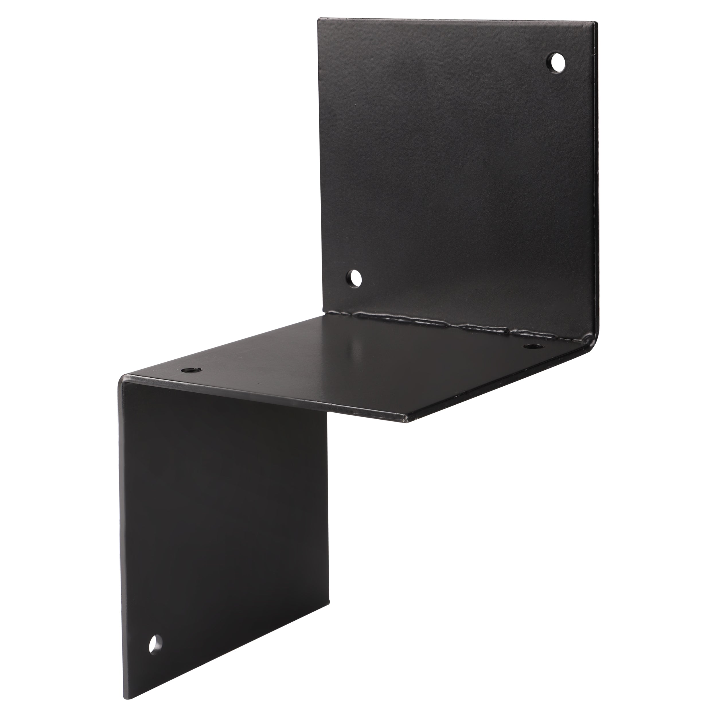 Starx Paalverbinder type MA 9x9 cm zwart vooraanzicht