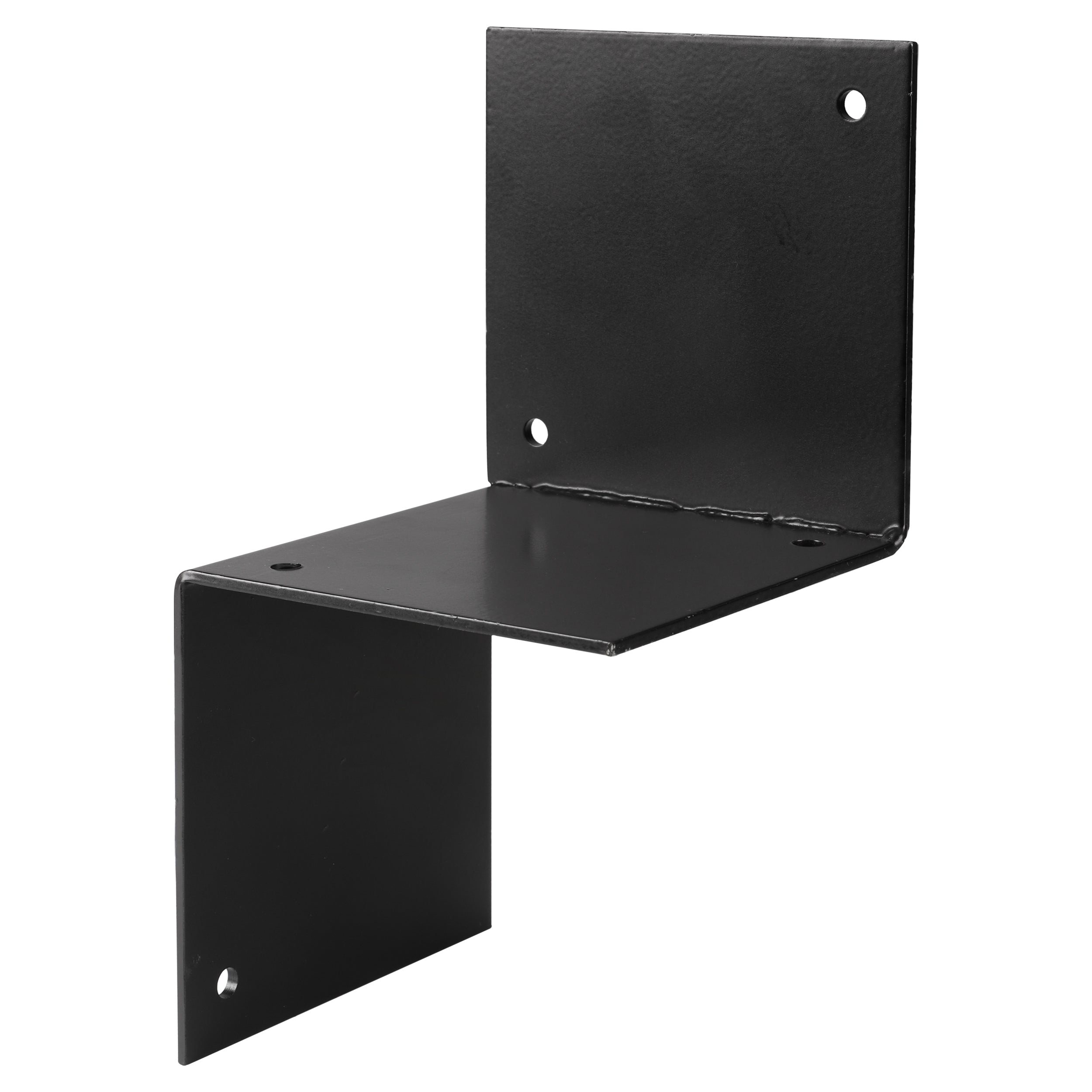 Starx Paalverbinder type MA 12x12 cm zwart vooraanzicht