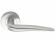 Deurkruk Parapetia | ronde rozet | RVS mat