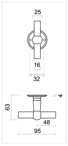HDD Pro DEURKRUK PRO PETANA T+T CARBON BLACK - Deurbeslag-expert