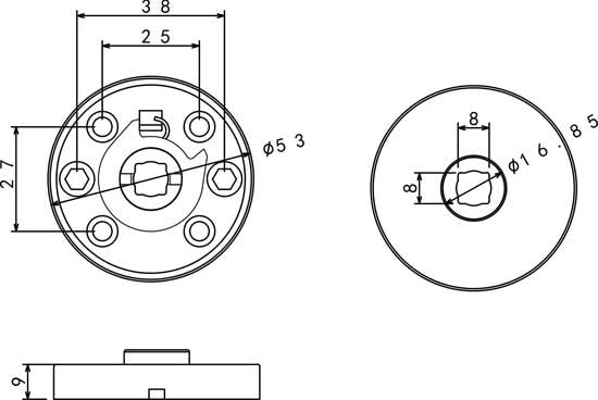 Impresso Deurkruk Chelsea RVS geborsteld op rond rozet - Deurbeslag-expert