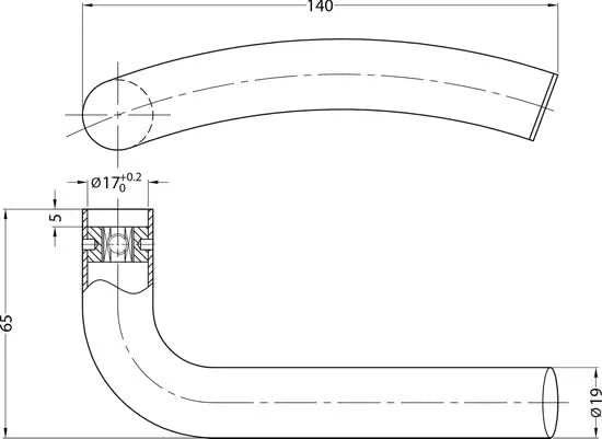 Impresso Conway RVS geborsteld op Ovaal schild - Deurbeslag-expert