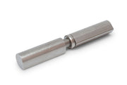 Dulimex DX aanlaspaumelle 150 x 22 mm RVS AISI 304 met RVS kogellagerring vooraanzicht