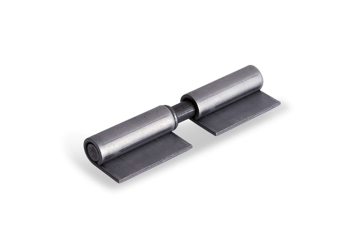 Dulimex DX aanlaspaumelle met losse pen 100 x 10 mm blank staal vooraanzicht