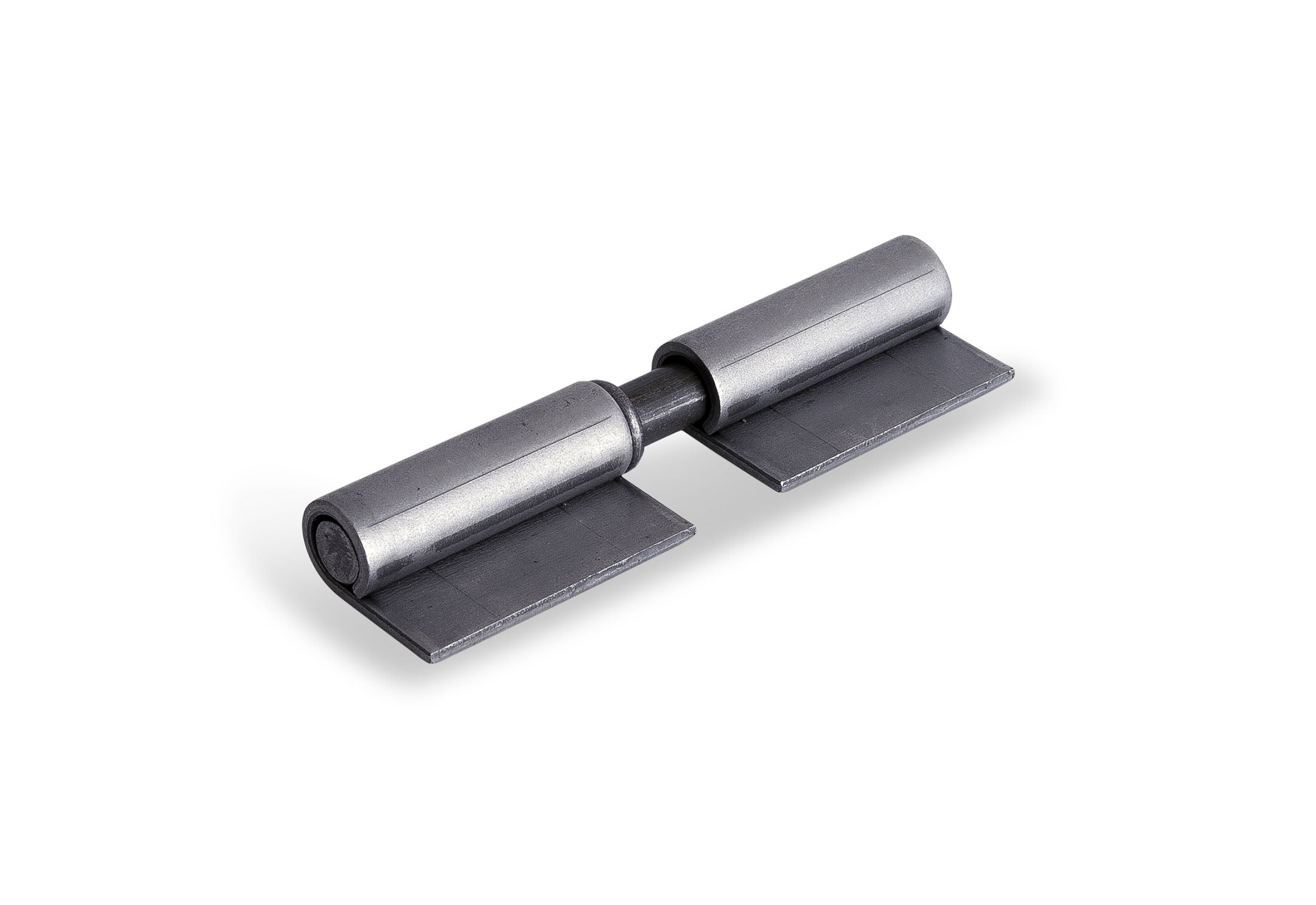 Dulimex DX aanlaspaumelle met losse pen 80 x 8 mm blank staal vooraanzicht
