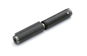 Dulimex DX zelfsluitende aanlaspaumelle met veer 120 x 18 mm blank staal