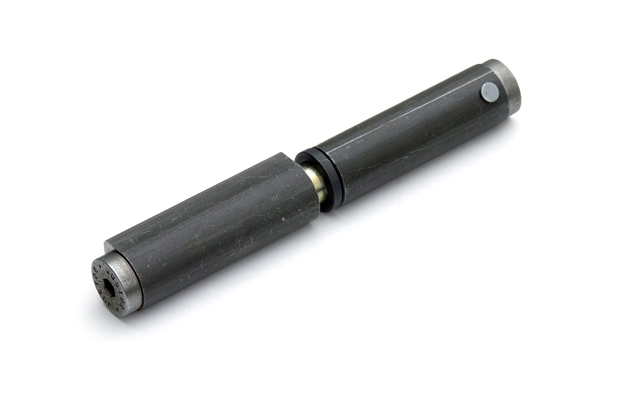 Dulimex DX zelfsluitende aanlaspaumelle met veer 120 x 18 mm blank staal