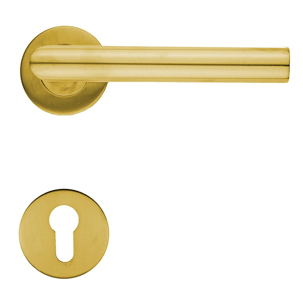 HDD Pro DEURKRUK PRO I SHAPE 19MM Messing Gepolijst - Deurbeslag-expert