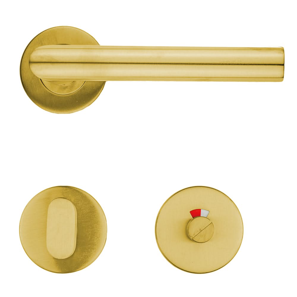 HDD Pro DEURKRUK PRO I SHAPE 19MM Messing Gepolijst - Deurbeslag-expert