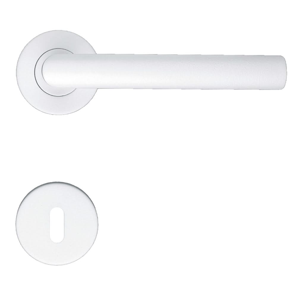 HDD Pro DEURKRUK PRO I SHAPE 19MM WIT STRUCTUUR - Deurbeslag-expert