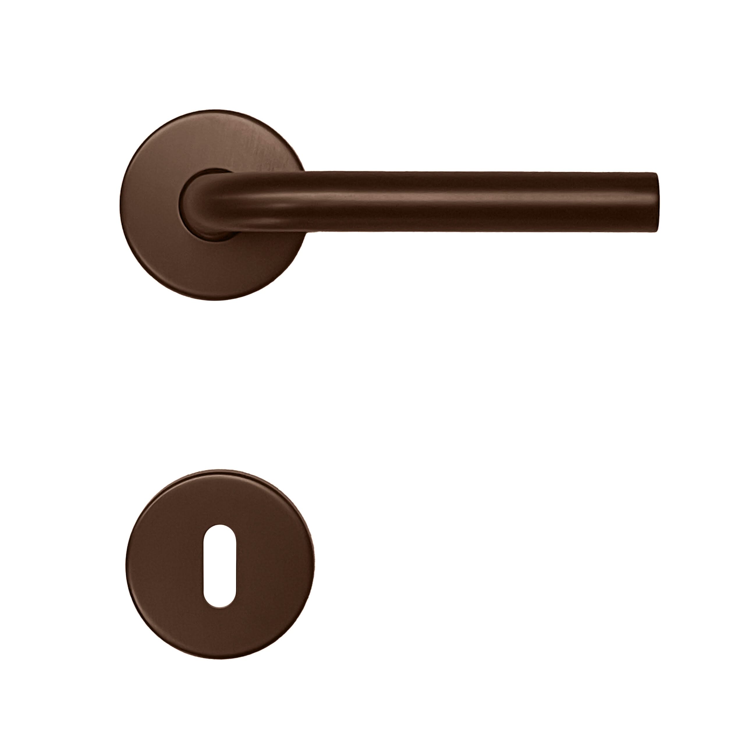 HDD Pro DEURKRUK PRO L SHAPE 16MM MAT BRONS - Deurbeslag-expert