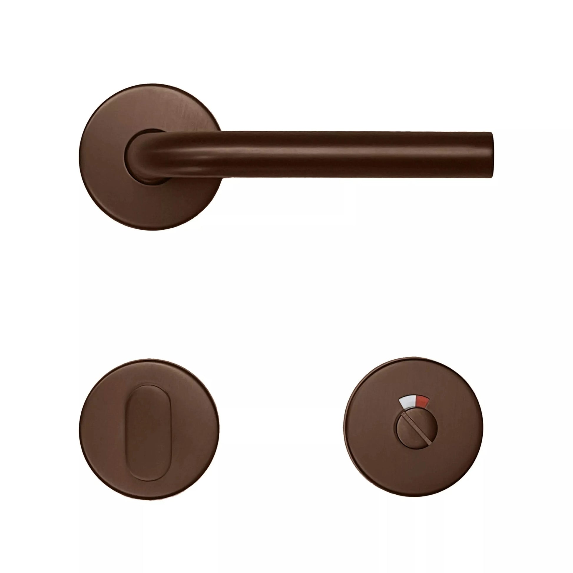 HDD Pro DEURKRUK PRO L SHAPE 16MM MAT BRONS - Deurbeslag-expert