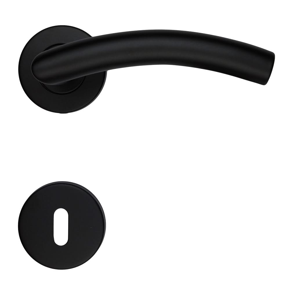 HDD Pro DEURKRUK PRO GI SHAPE 19MM ZWART - Deurbeslag-expert