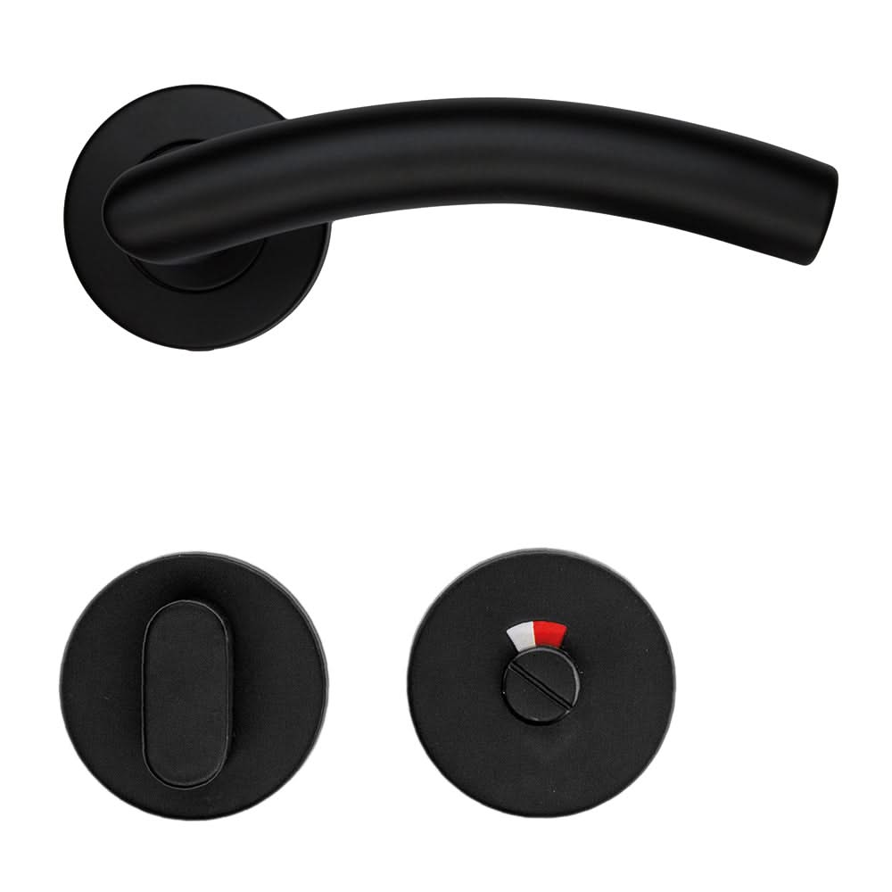 HDD Pro DEURKRUK PRO GI SHAPE 19MM ZWART - Deurbeslag-expert