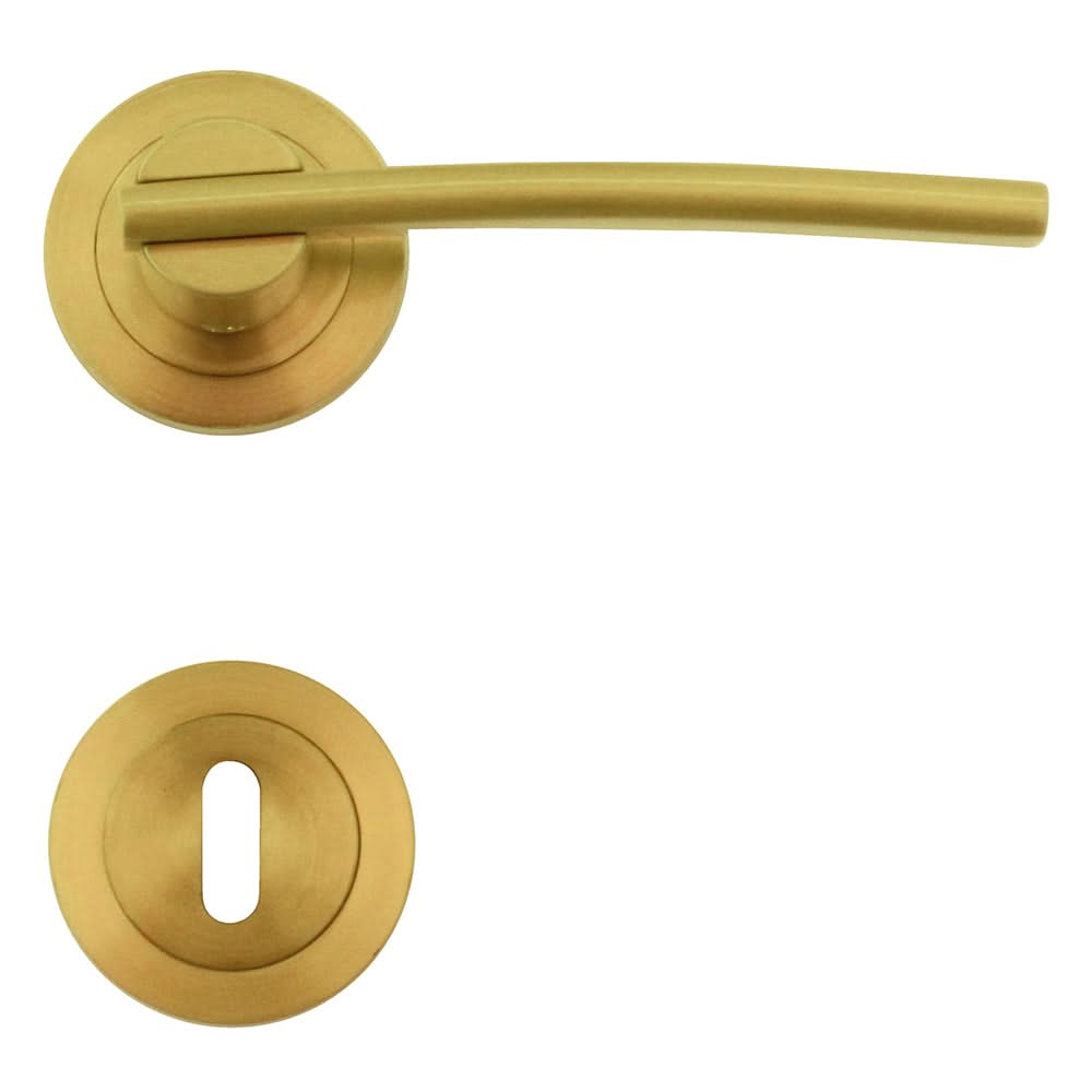 HDD Pro DEURKRUK PRO MIRCA Messing Gepolijst - Deurbeslag-expert