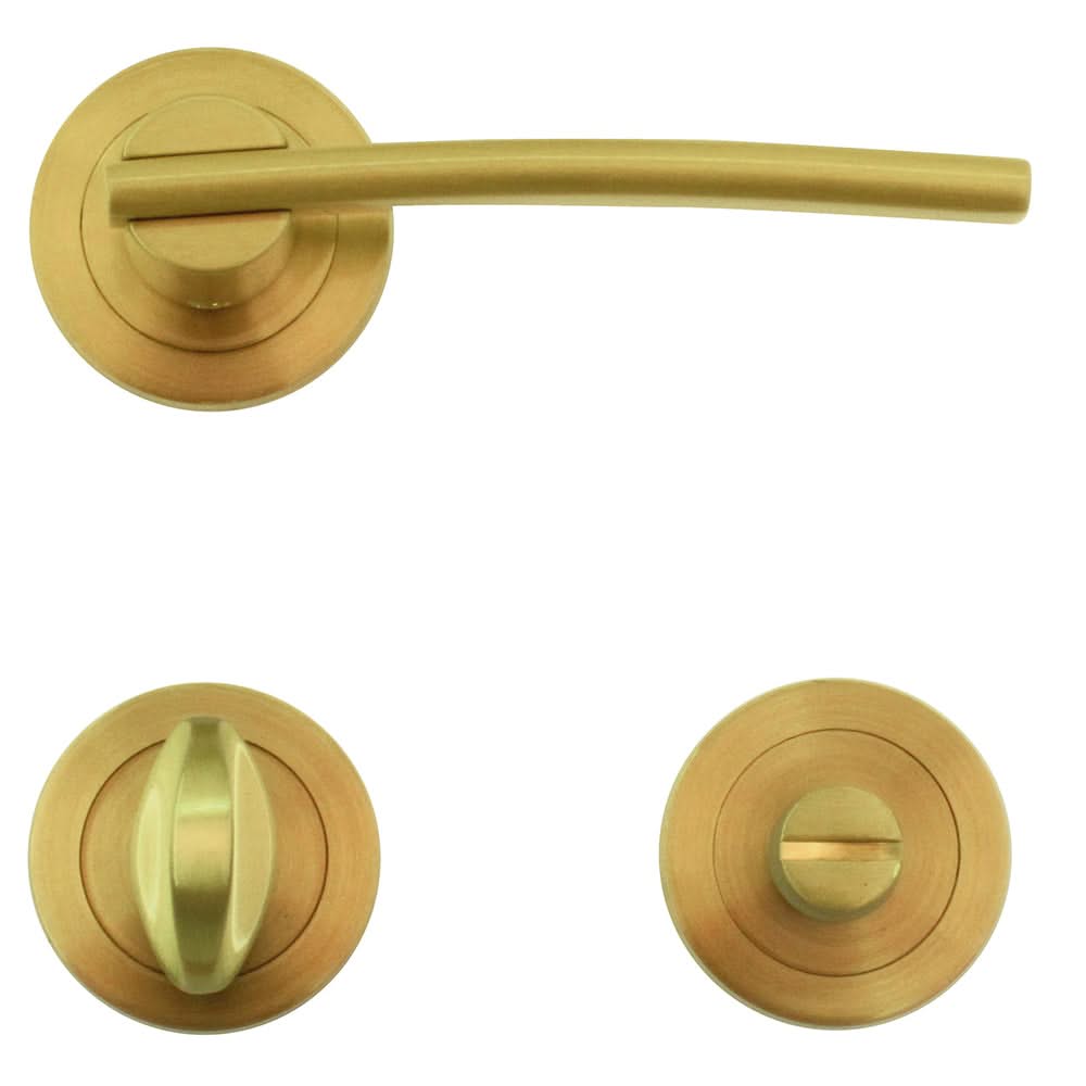 HDD Pro DEURKRUK PRO MIRCA Messing Gepolijst - Deurbeslag-expert