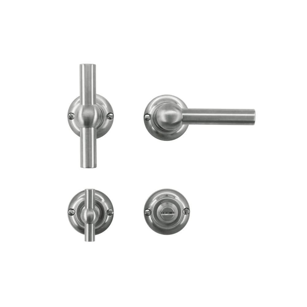 HDD Pro DEURKRUK PRO PETRA NM T+L INOX LOOK - Deurbeslag-expert