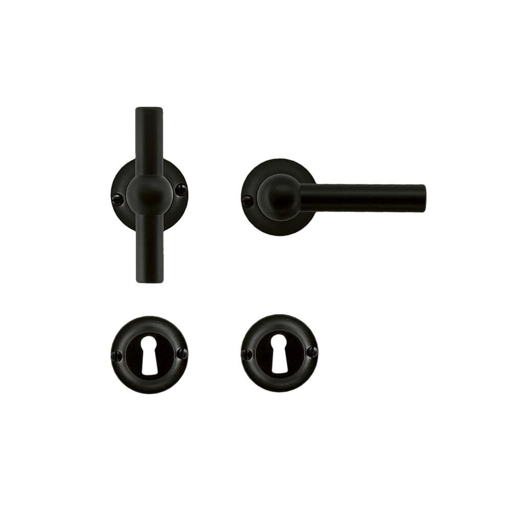 HDD Pro DEURKRUK PRO PETRA NM T+L ZWART - Deurbeslag-expert