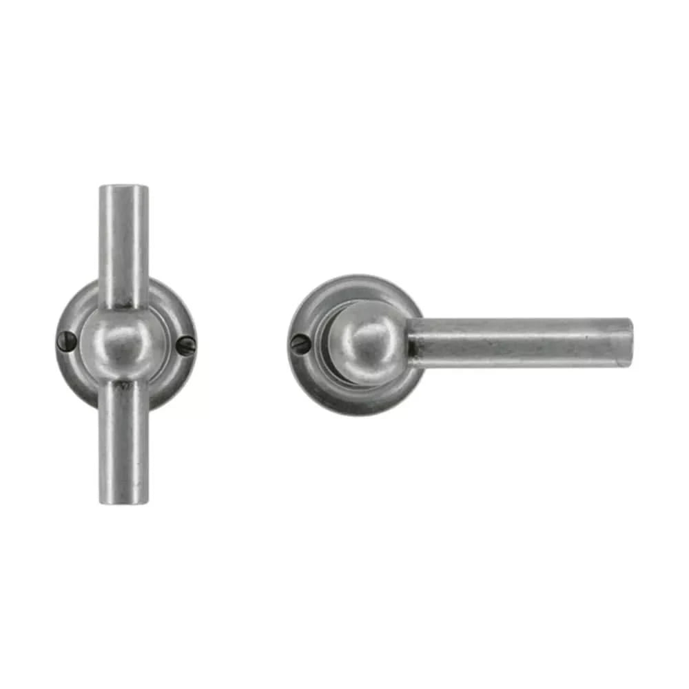 HDD Pro DEURKRUK PRO PETRA NM T+L OLD SILVER - Deurbeslag-expert