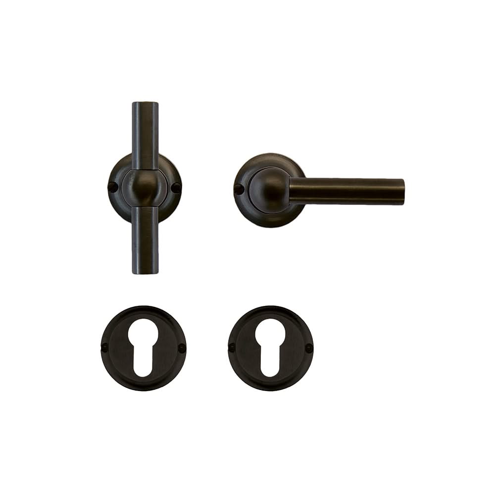 HDD Pro DEURKRUK PRO PETRA NM T+L CARBON BLACK - Deurbeslag-expert