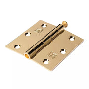 Dulimex Scharnier met losse pen | 76x76 mm | Vermessingd