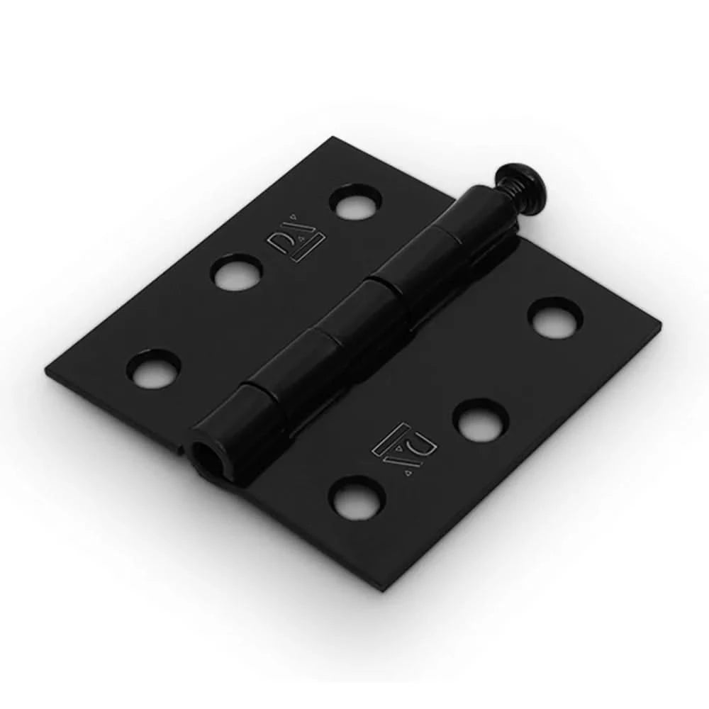 Dulimex Scharnier met losse pen | rechte hoeken 63x63 mm | Zwart
