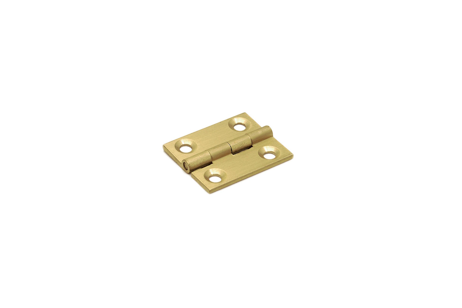 Dulimex smalscharnier massief messing 30x25 mm - vooraanzicht