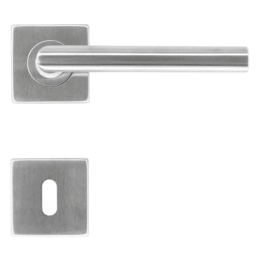 HDD Pro DEURKRUK PRO SQUARE I SHAPE 16MM INOX PLUS - Deurbeslag-expert