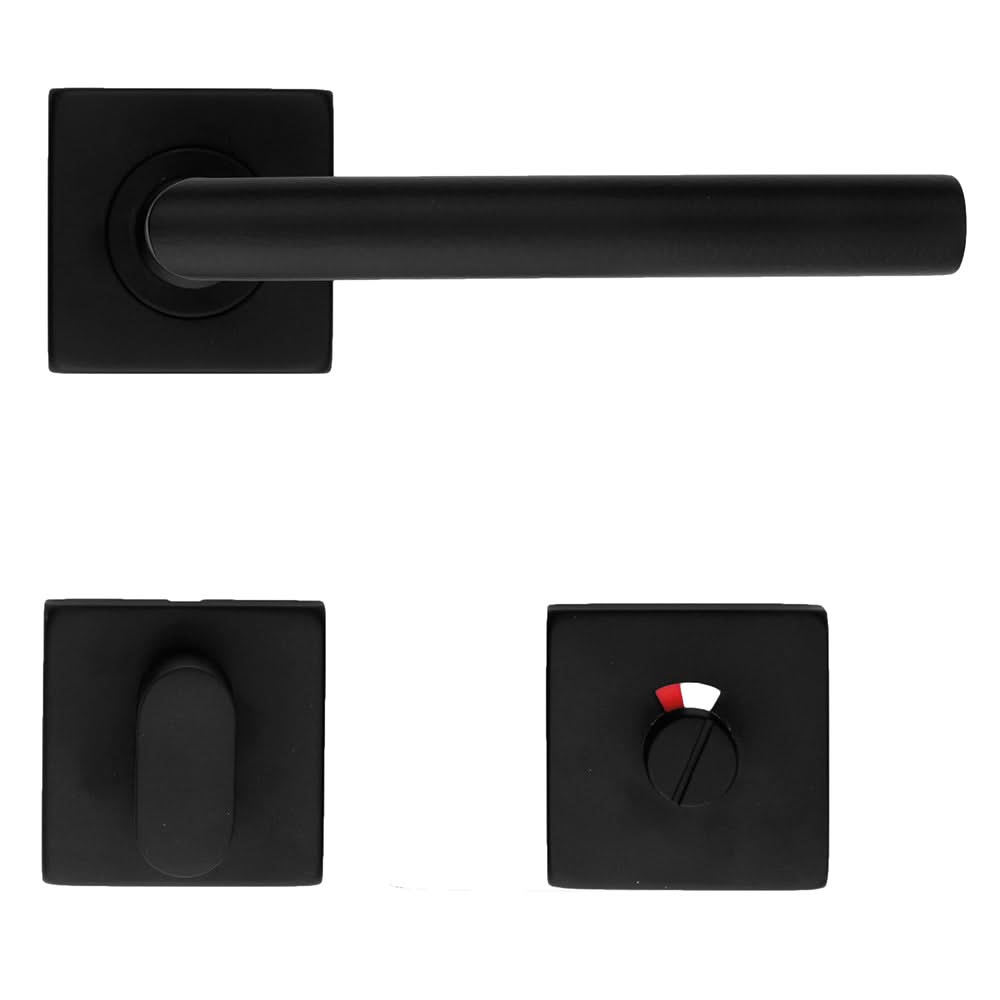 HDD Pro DEURKRUK PRO SQUARE I SHAPE 16MM ZWART - Deurbeslag-expert