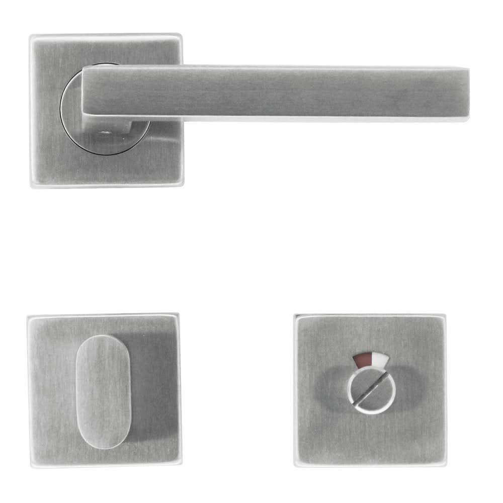 HDD Pro DEURKRUK PRO KUBIC SHAPE 16MM INOX PLUS - Deurbeslag-expert