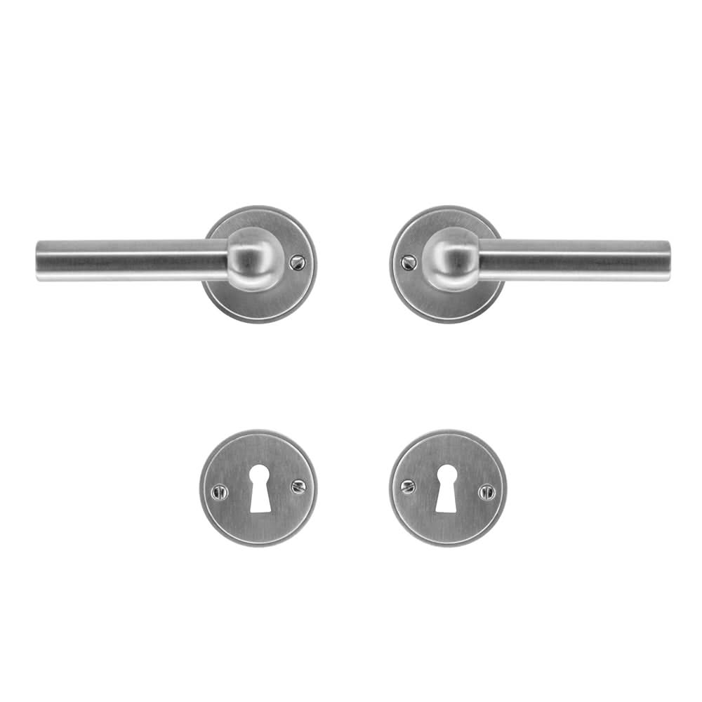 HDD Pro DEURKRUK PRO PETANA L+L INOX LOOK - Deurbeslag-expert