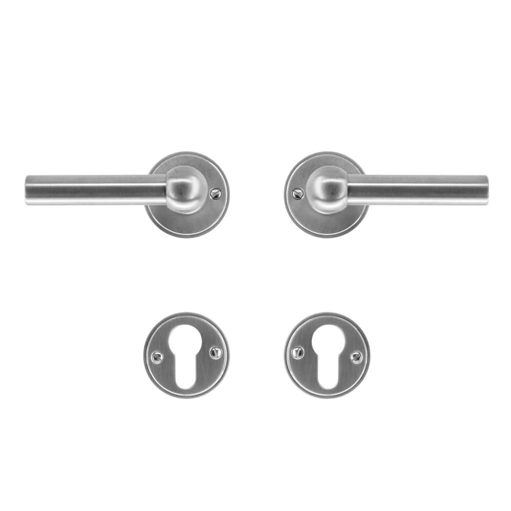 HDD Pro DEURKRUK PRO PETANA L+L INOX LOOK - Deurbeslag-expert