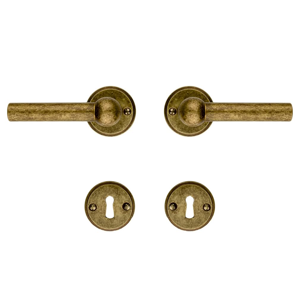 HDD Pro DEURKRUK PRO PETANA L+L OLD YELLOW - Deurbeslag-expert