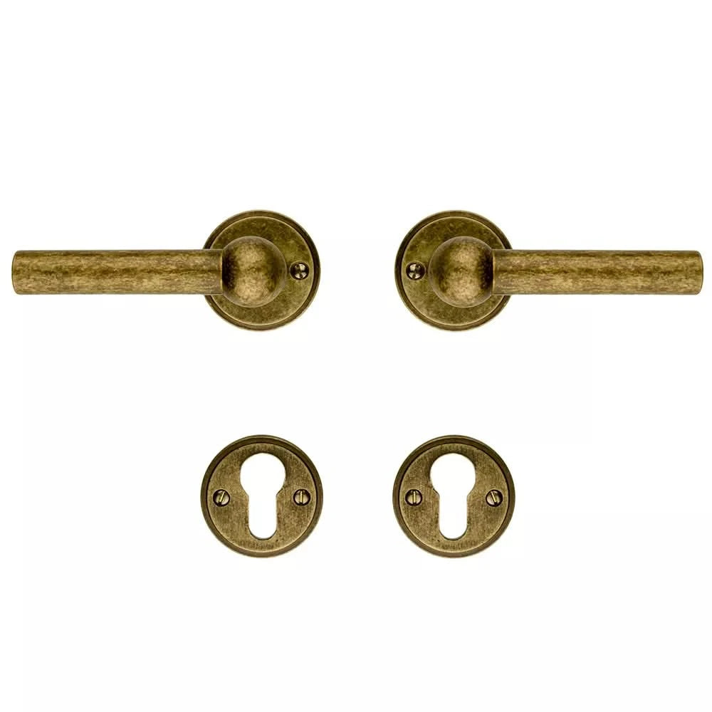 HDD Pro DEURKRUK PRO PETANA L+L OLD YELLOW - Deurbeslag-expert