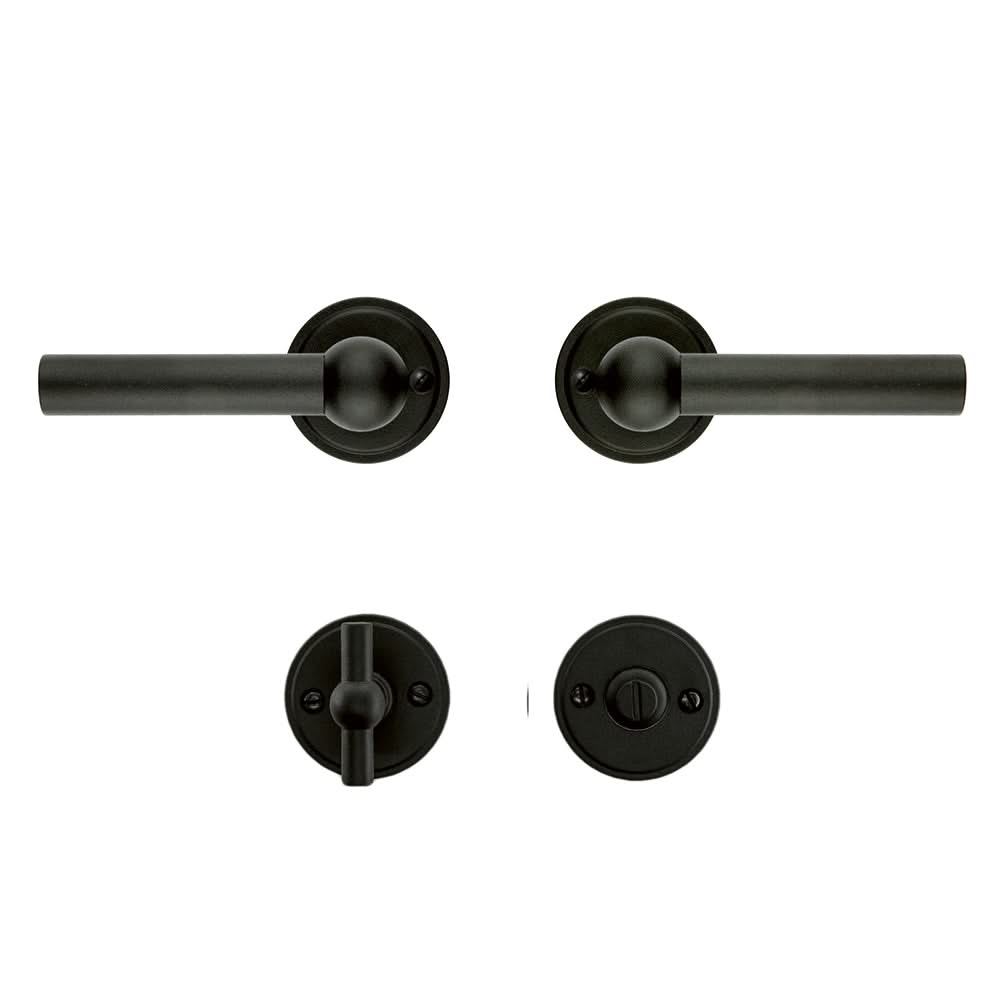 HDD Pro DEURKRUK PRO PETANA L+L ZWART STRUCTUUR UV - Deurbeslag-expert