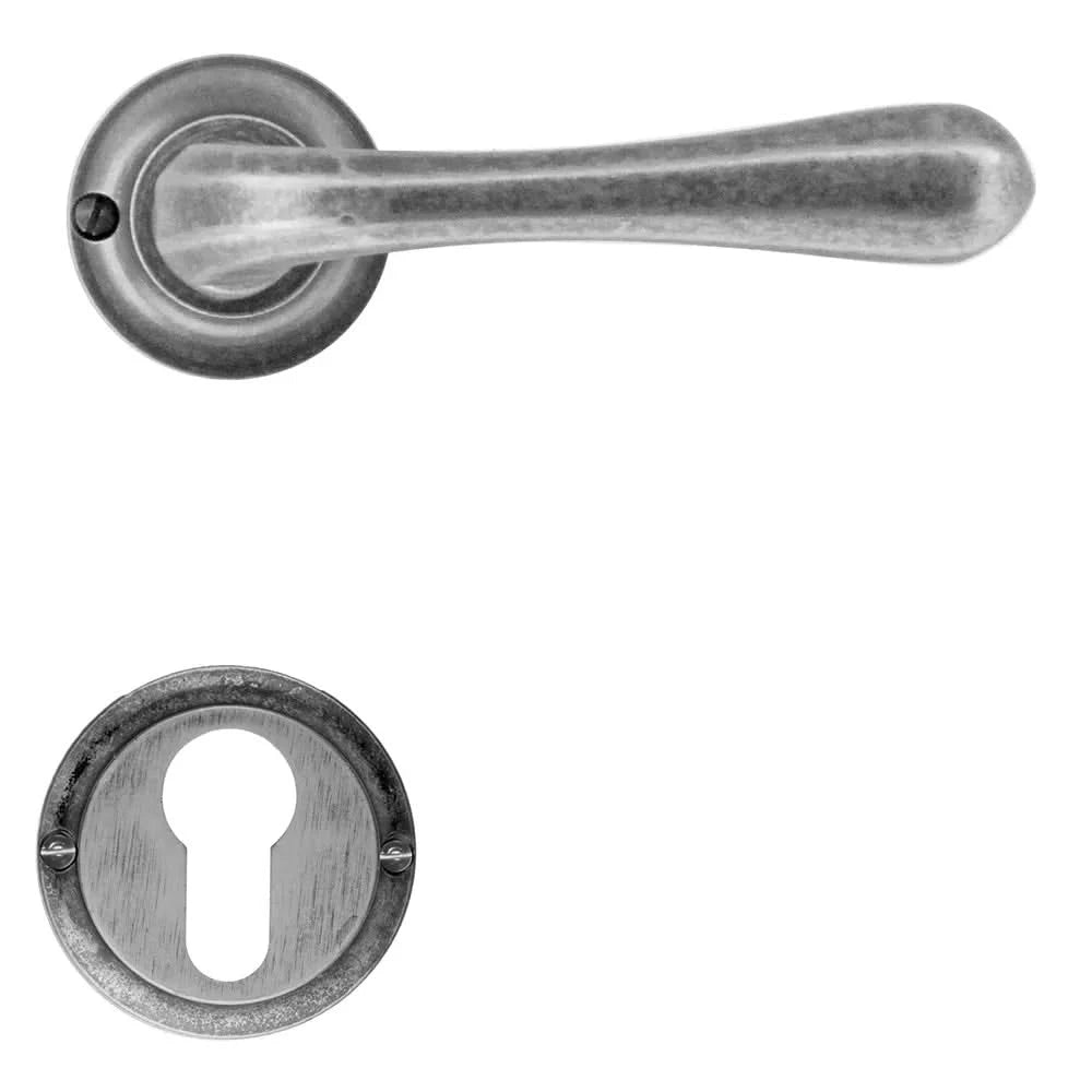 DEURKRUK PRO GRETANA OLD SILVER - Deurbeslag-expert