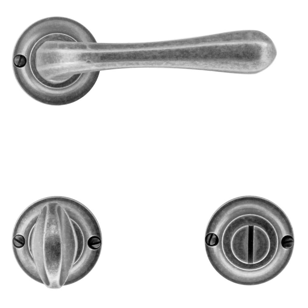 DEURKRUK PRO GRETANA OLD SILVER - Deurbeslag-expert